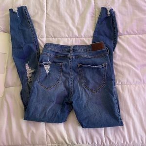 hollister high rise skinny jeans